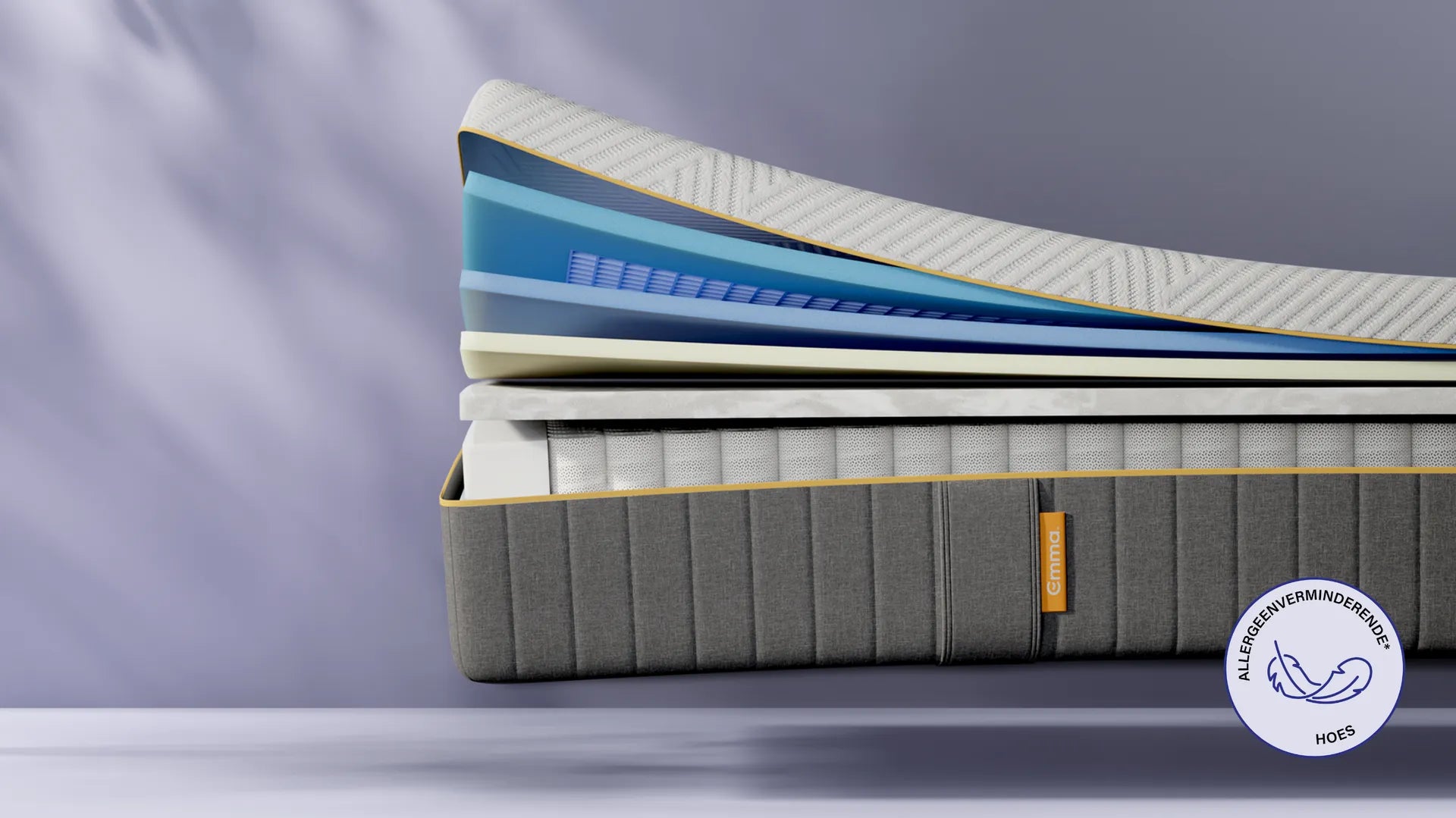 EMMA AIRGRID POCKETVEREN MATRAS 200CM X 200CM 27CM - 2 PERSOONS