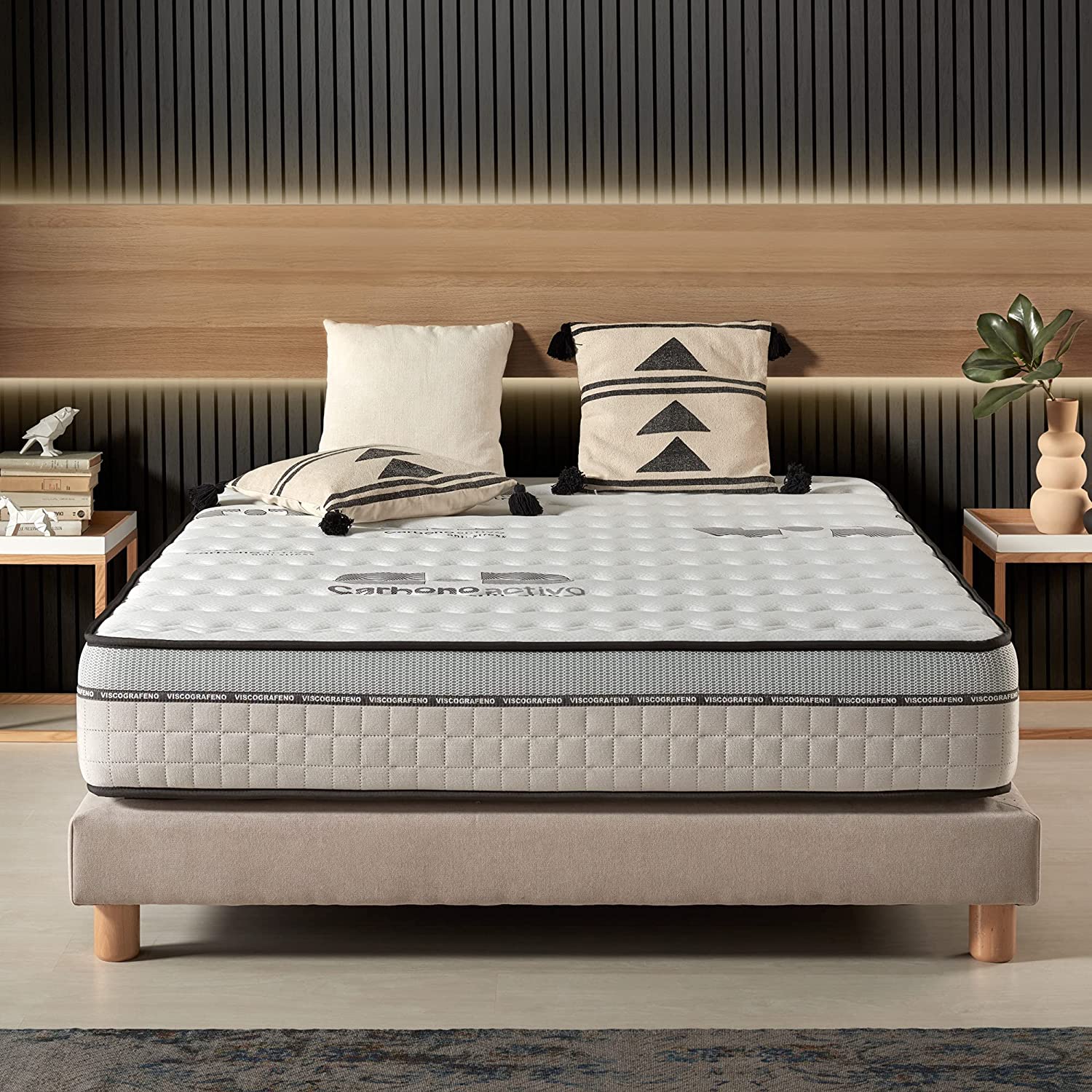 NATURELITS Matras 135 x 190 cm, visco-elastisch, dubbelzijdig, winter/zomer, gemiddelde sterkte, MemorySens, aanpasbaar, hygiënisch en ademend, eenpersoonsbed, grijs, model Orbit, hoogte 20 cm NATURELITS Matras 135 x 190 cm, visco-elastisch, dubbelzijdig, winter/zomer, gemiddelde sterkte, MemorySens, aanpasbaar, hygiënisch en ademend, eenpersoonsbed, grijs, model Orbit, hoogte 20 cm