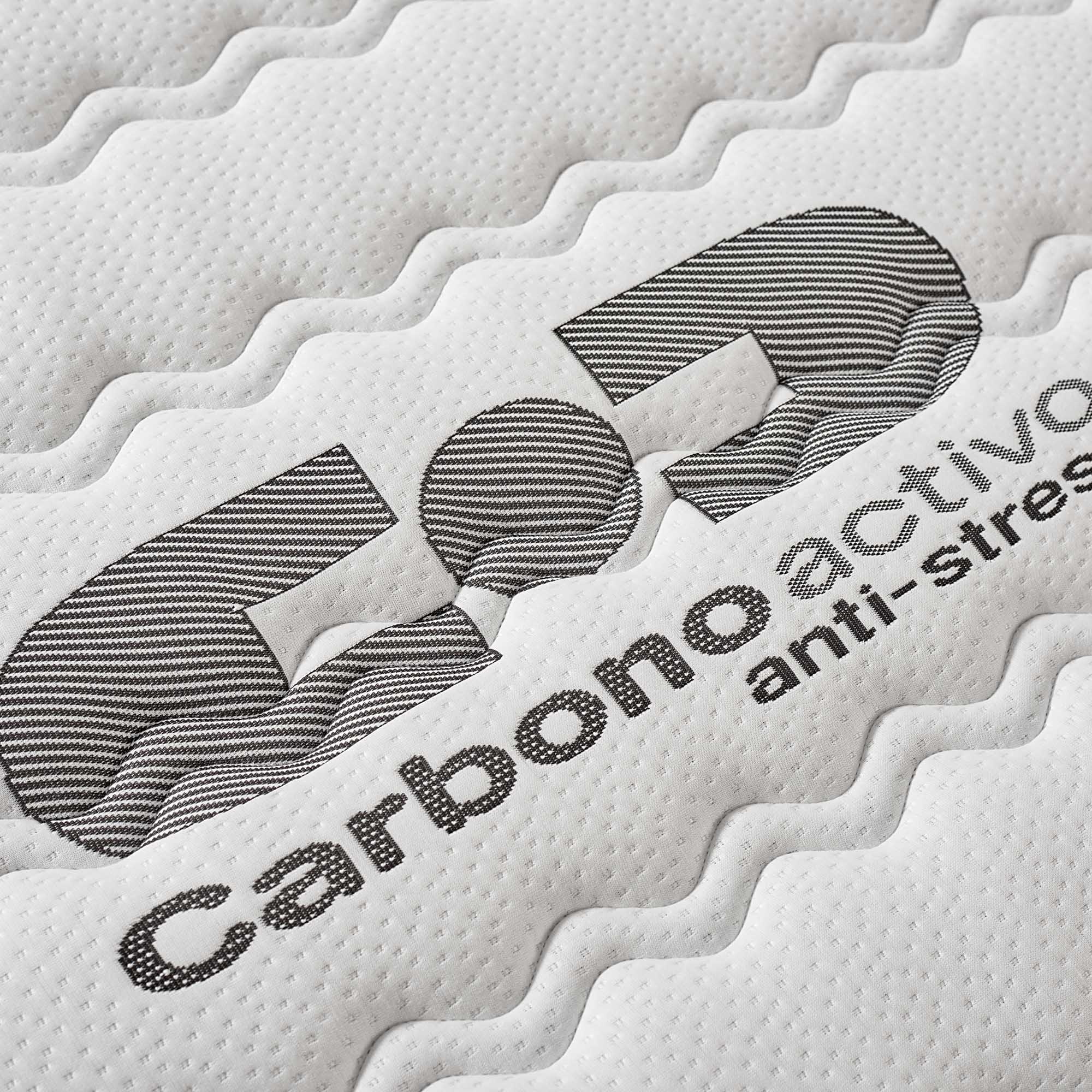 CARBONO MATRAS 120X200 25CM - 2 PERSOONS